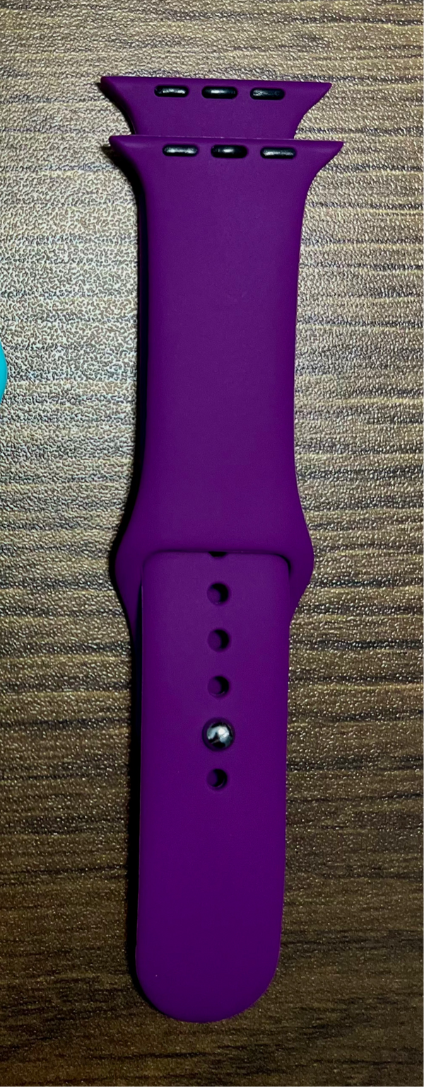 Straight silicone strap