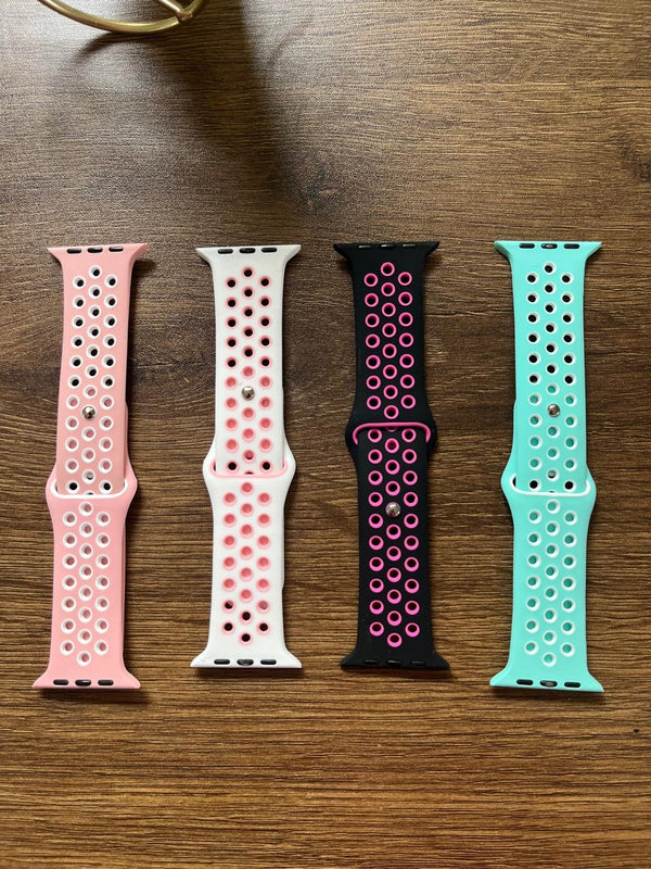 Silicone breathable strap